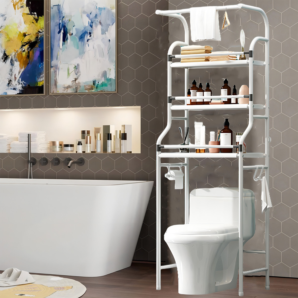 Etagetere de Rangement pour salle de bain