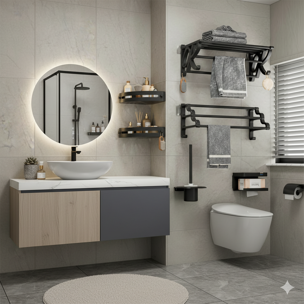 Etagere murale salle de bain